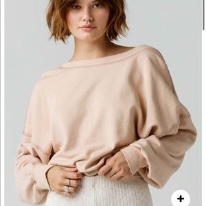 Free People Take Me Back Sweatshirt